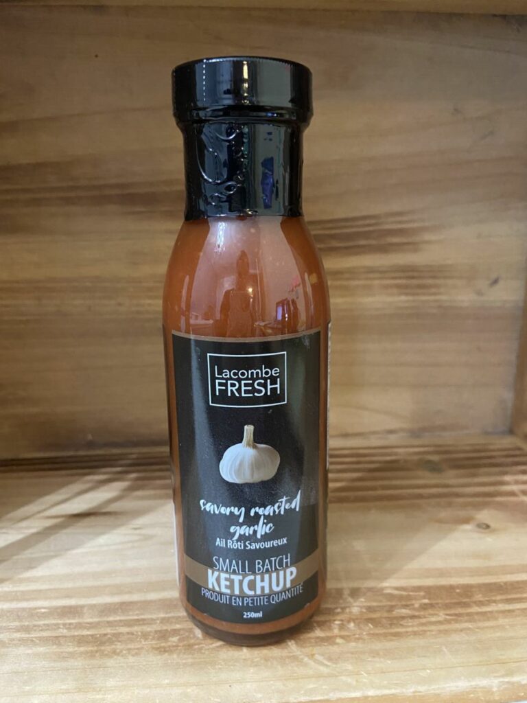 Savory Roasted Garlic Ketchup Made In Alberta